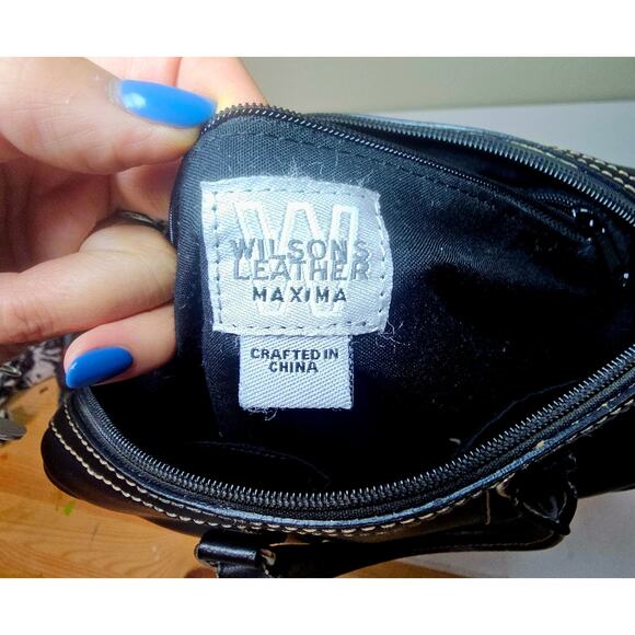 Wilsons Leather‎ Maxima Black Sturdy purse. See pics for details. Coach Vibe - Picture 2 of 16